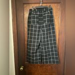 Madewell Emmett Wide Leg Crop Pants In Black Windowpane Size 27 Photo 2