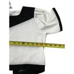 Women Size Small White Crop Top Cute White Black NWT (21 Photo 4