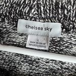 Black and White Knit Sweater Cutout Back Size Large Photo 3