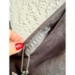 LIONESS NWT  Alexandria Linen Blend One Shoulder Crop Top Black Women's AU6/XS Photo 4