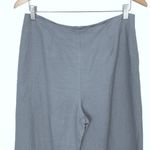 Annie Alexander Womens High Rise Pants Cropped Lined Embroidered Gray Size 10 Green Photo 2