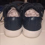 Tory Burch  NAVY BLUE MARION QUILTED LACE UP SNEAKERS SIZE  6 Photo 2