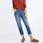 Madewell NWOT  High-Rise Slim Boyjean in‎ Moorland wash, 26 Photo 2
