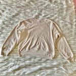 Free People  Cream Neon Blondie Show Raglan Oversized Soft Crewneck Sweats… Photo 12