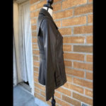 Reiss  double breasted leather jacket Sz 10 Photo 6