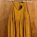 Torrid  Yellow White Polka Dots Dot Babydoll Tank Top Shirt Sleeveless Size 1 NWT Photo 1