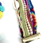 Hipanema Colorful‎ Pride Handmade Macrame Crochet Earrings Bracelets Lot Group Pink Photo 7