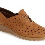 The FLEXX Suede Lester Fun Crazy Too Perforated Wedge Brown Sneaker Size 6.5 Photo 0