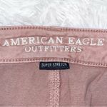 American Eagle Super Stretch Dusty Rose Pink Sateen Skinny Jegging 4 Regular Photo 10