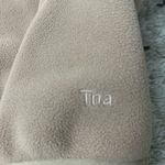 TNA Polar Fleece Quarter Zip Size Large Tan Photo 2