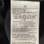 Old Navy Black Double Pocket Midi Dress Notched Collar Cap Sleeve Photo 5