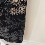 Gudrun Sjoden Floral Knit Black Dress Whimsigoth Size Large Moody Fall Florals Photo 4