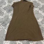 Lacoste  pique solo cotton dress brown size 38   Has a stain on front but can mos Photo 1