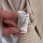 Cupcakes & Cashmere Cozy Shawl Collar Teddy Knit Cardigan Size Large Lounge Oat Tan Photo 3