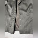 Ellen Tracy | Linda Allard 100% Wool Suit Blazer Gray Size 8 Photo 2