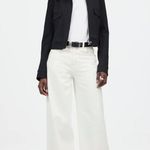 Madewell NWT  Women’s Superwide-Leg Jeans - Size 26 - True White Photo 7