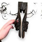 Circus by Sam Edelman Sam Edelman Circus Jocelyn‎ Crackle Ankle Wrap Lace Up Block Heel Sandals Sz 7.5 Photo 3