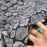 Michael Kors Purple Snake-Embossed Logo Long Top Tunic / Size XS Photo 4