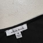 White Birch Black Short Sleeve V Neck Crochet T-Shirt  Size Medium EUC Photo 3