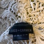 Coco + Carmen  Crochet ivory top Photo 2