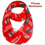 NHL Chicago Blackhawks red infinity scarf Red Photo 0