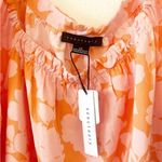 Sanctuary NWT ‎  Pink Floral Top Square Neck Bohemian Puff Sleeves Size 3X Photo 4