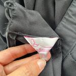 DABUWAWA Peplum Mockneck Blouse Womens Top Small Pearl Bling Collar Fairy Grunge Black Photo 9