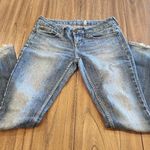 American Rag Vintage boot cut low rise distressed jeans y2k low rise 3 short Photo 11
