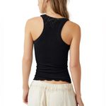 Free People  Ribbed Seamless Tank Black XS/S Photo 1