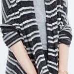 Madewell Stripe Upbeat Cardigan Open Front Sweater with Pockets Sz S/XS Photo 0