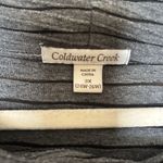 Coldwater Creek Cowl Neck Top Womens 3X 24W 26W Multicolor Stripe Stretch Blouse Photo 6