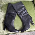 Sofft Belfast Slouchy Boot Leather Tall Boots Size 9.5 Black Photo 1