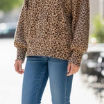 Abercrombie & Fitch Leopard Print Sweater Photo 0