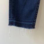 7 For All Mankind Jen7 Ankle Skinny Jeans raw hem dark Wash zip button pockets 4 Photo 5