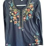Sundance Embroidered Floral Willow Henley - Women's Medium Photo 0