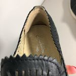 Seychelles  Laser Cut Slip On So Nice Sneakers Black Faux Leather Photo 10