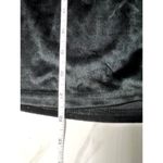 Juicy Couture  Black Velvet Feeling Material Embellished Long Sleeve Top Sz Small Photo 5