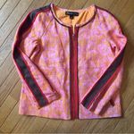 Elizabeth and James  Linen Paisley Front Zip Blazed Jacket Women’s 0 Photo 0