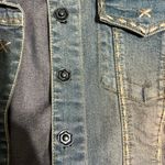 Jennifer Lopez JLO by  Denim Jacket Woman’s Medium Distressed Y2K Photo 4