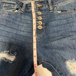 Dollhouse Jeans Women Junior Size 3 Button Fly Distressed Straight Leg Photo 3