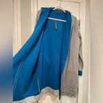 The Limited NWT  Gray Turquoise Knit Wrap Front Hooded Belted Cardigan Size XL Photo 1