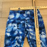 Lululemon  Wunder Under Blue Marble Print High Waisted Ankle Legging Size 8 Photo 2