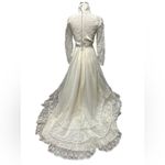 Vintage Bianchi wedding gown long sleeves Photo 3