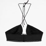 ZARA NWT SATIN BEADED TIE FRONT TOP Photo 8