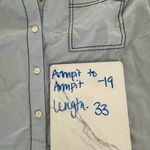 Derek Lam 10 Crosby Women’s 00 Blue White Mixed Media Shirtdress Photo 6