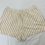 Universal Threads Universal Thread High waisted Pull On Striped Tan and White Womens Shorts XL Photo 6