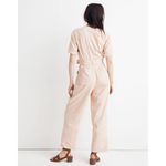 Madewell ✨ Top-Stitched Coverall Blush Sz 00 Jumpsuit✨ Photo 3