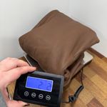 Reversible Leather Fur Jacket Chocolate Brown Long Line Fuzzy Mob Wife Teddy Size M Photo 4