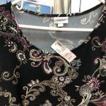 Avenue Flowy dress Round neck, Short sleeves, Purple, black, white ,tan 22/24 Size undefined Photo 2