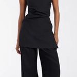NWT DISSH • leo strapless tunic sz US 2 Black Photo 0